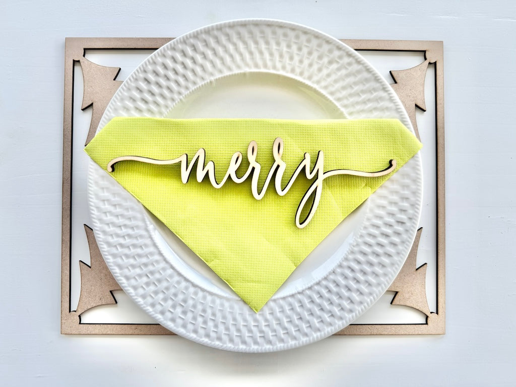 Christmas | Plate Words (#XPW-005)