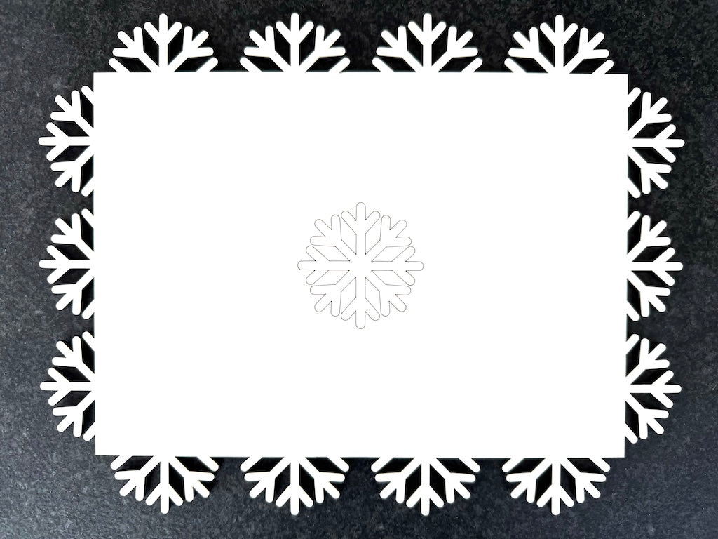 Designer Placemat | Snowflake (#XPL-004)