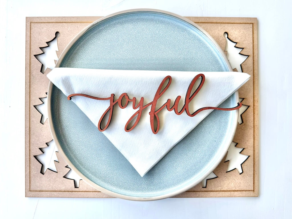 Christmas | Plate Words (#XPW-004)