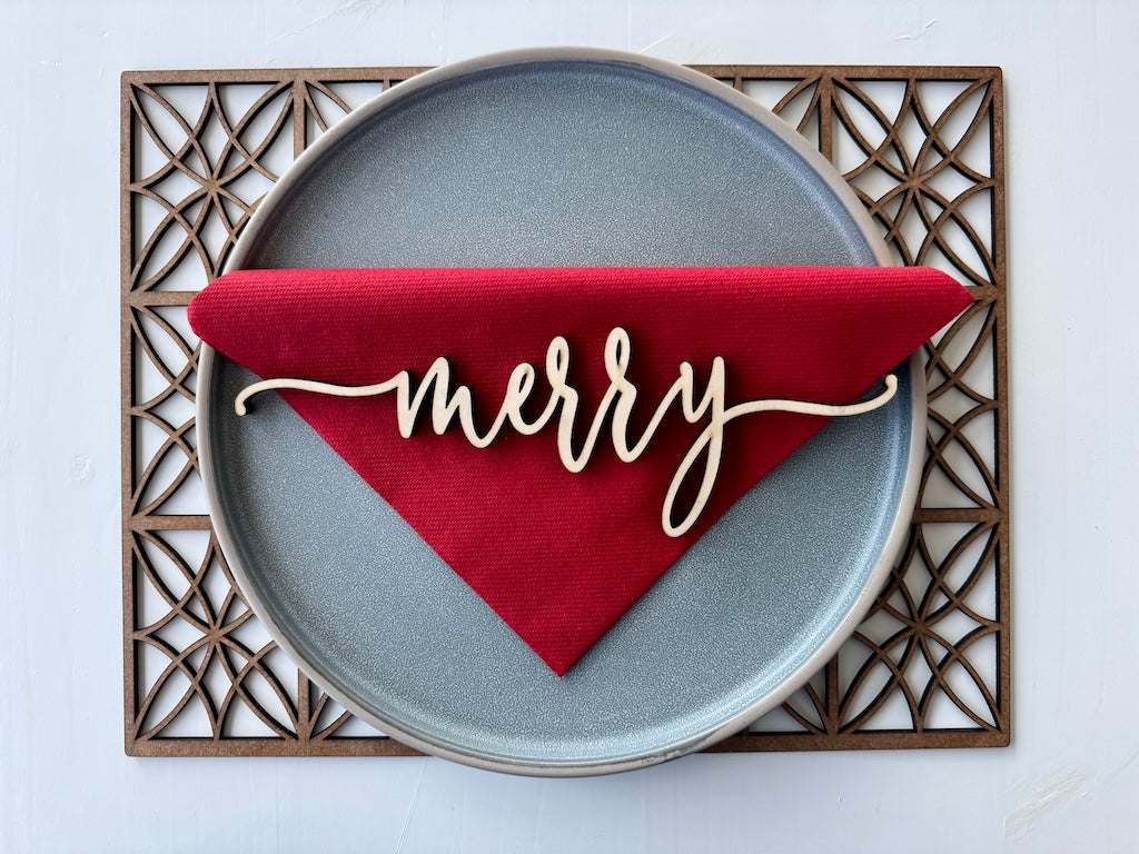 Christmas | Plate Words (#XPW-005)