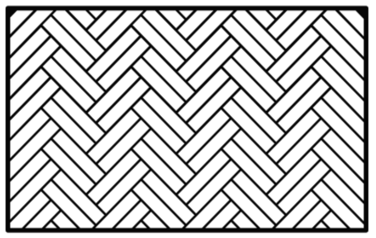 Designer Placemat | Parquet (#Rec-002)