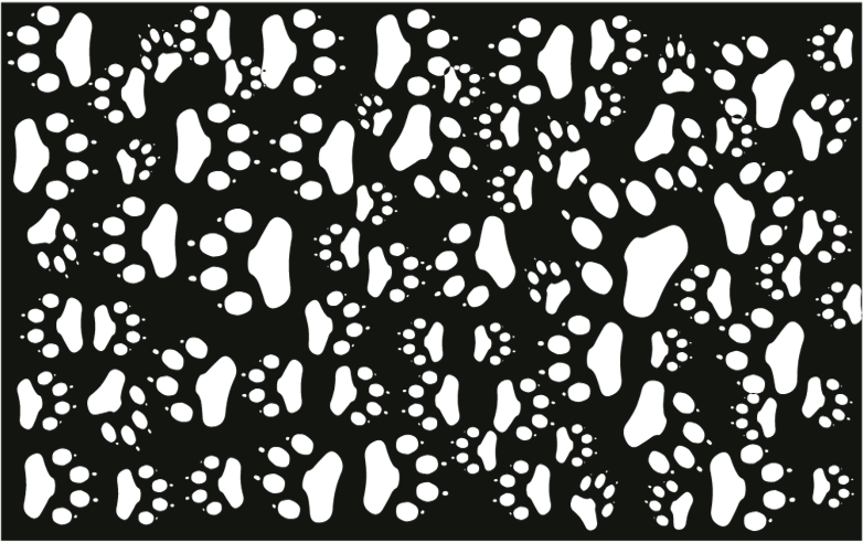 Designer Placemat | Paws (#Rec-010)