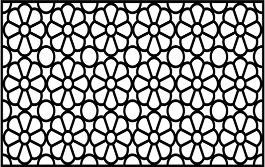 Designer Placemat | Daisies (#Rec-011)