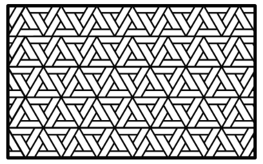 Designer Placemat | Triangles (#Rec-013)