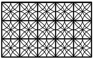 Designer Placemat | Circles (#Rec-015)