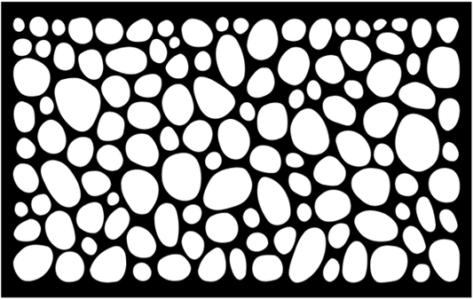 Designer Placemat | Pebbles (#Rec-022)